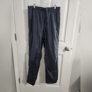 Starter vintage blue 90s y2k windbreaker pants ankle zip elastic waist medium